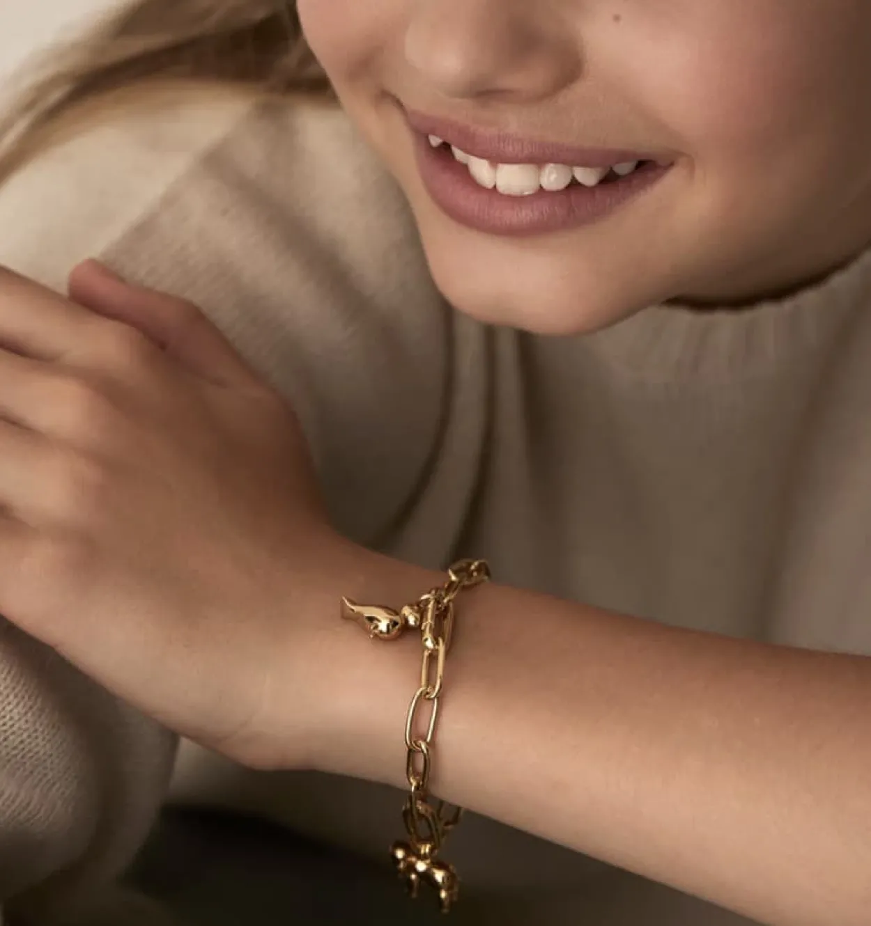KAY BOJESEN JEWELRY KÆDEARMBÅND I MASSIV STERLING SØLV 17,5 CM - KBJ-37-17