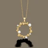 MADS Z BUBBLES N' PEARLS VEDHÆNG 14 KARAT GULD MED PERLER - 1533166