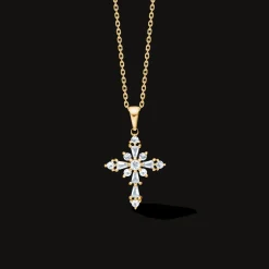 MADS Z CELESTIAL BY MEDINA VEDHÆNG I 8 KARAT GULD MED HVIDE TOPASER - 3326902