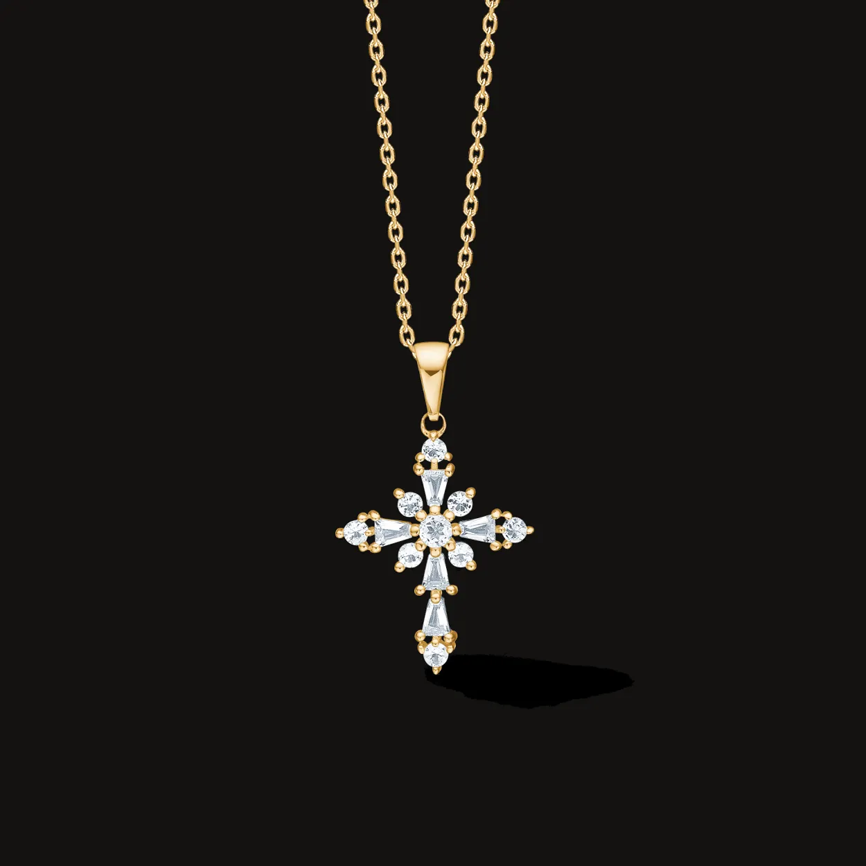 MADS Z CELESTIAL BY MEDINA VEDHÆNG I 8 KARAT GULD MED HVIDE TOPASER - 3326902