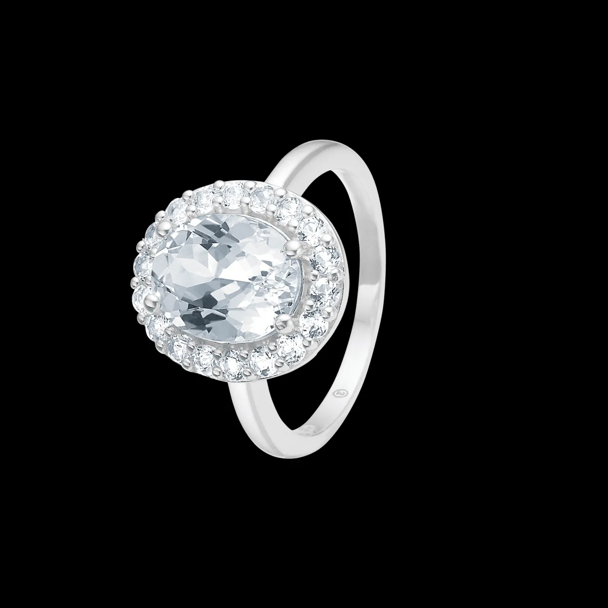 MADS Z CELESTIAL BY MEDINA RING I SØLV MED MED HVID TOPAS - 3146901