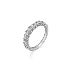 MADS Z CROWN PRINCESS RING 14 KARAT HVIDGULD MED DIAMANTER 0,50CT. - 1641950