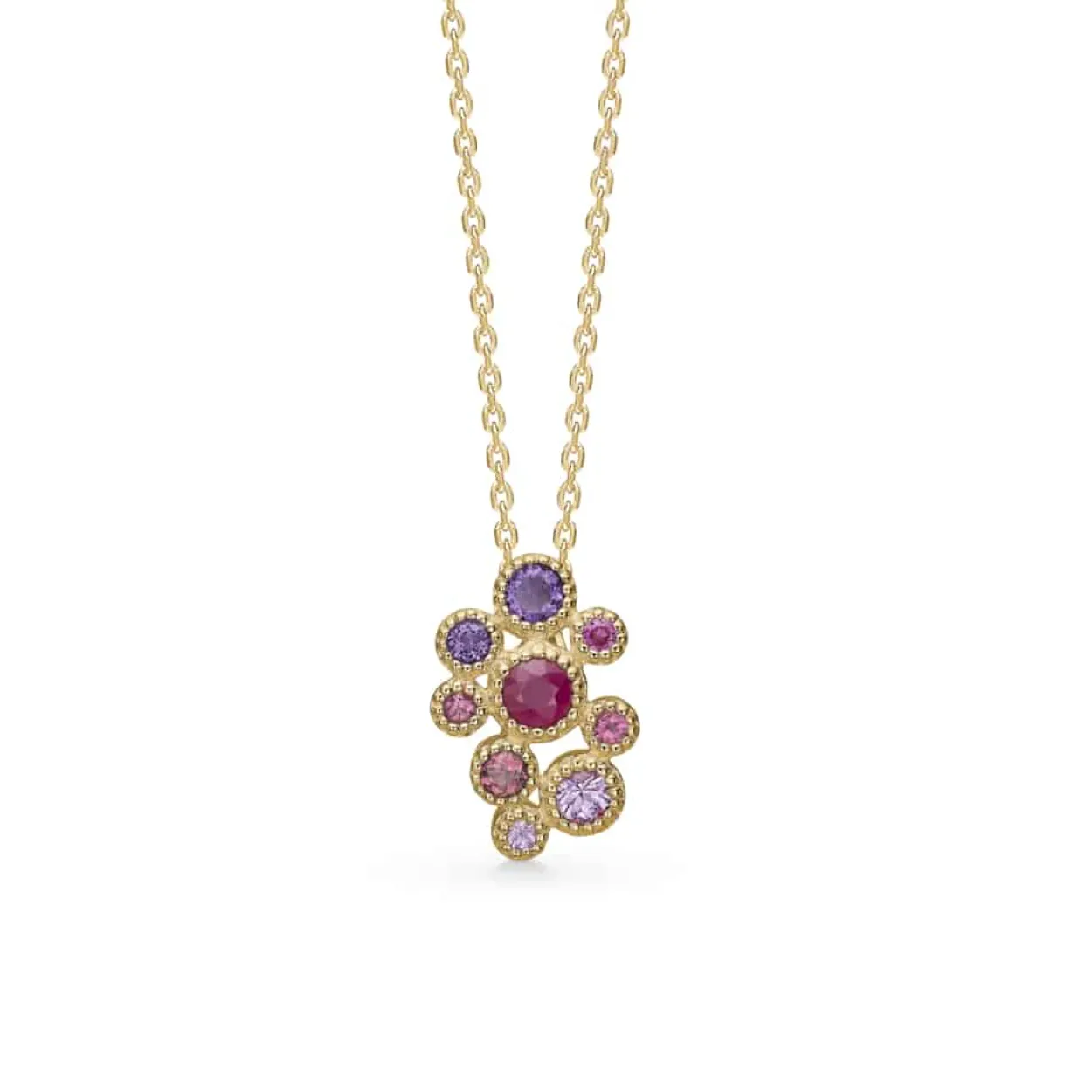 MADS Z PINK LUXURY RAINBOW 14 KARAT VEDHÆNG - 1534065