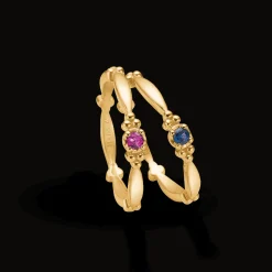 MADS Z POETRY XO RING 14 KARAT GULD MED RUBIN - 1544082