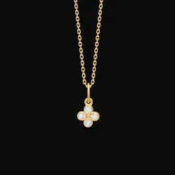MADS Z SOPHIA´S BLOOM VEDHÆNG 14 KARAT GULD MED BRILLANTER - 1531194