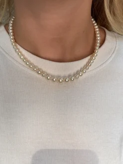 MADS Z TREASURE PERLEKÆDE MED KULTURPERLER OG 14KT LÅS - 1523006