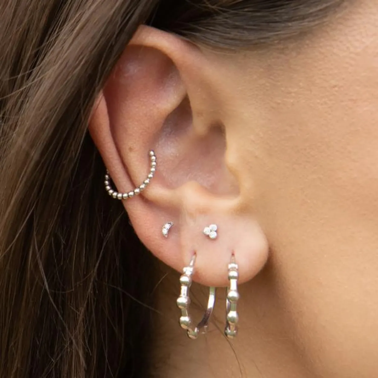 NORDAHL JEWELLERY CREOL KUGLER NICE52 SØLV -325 726