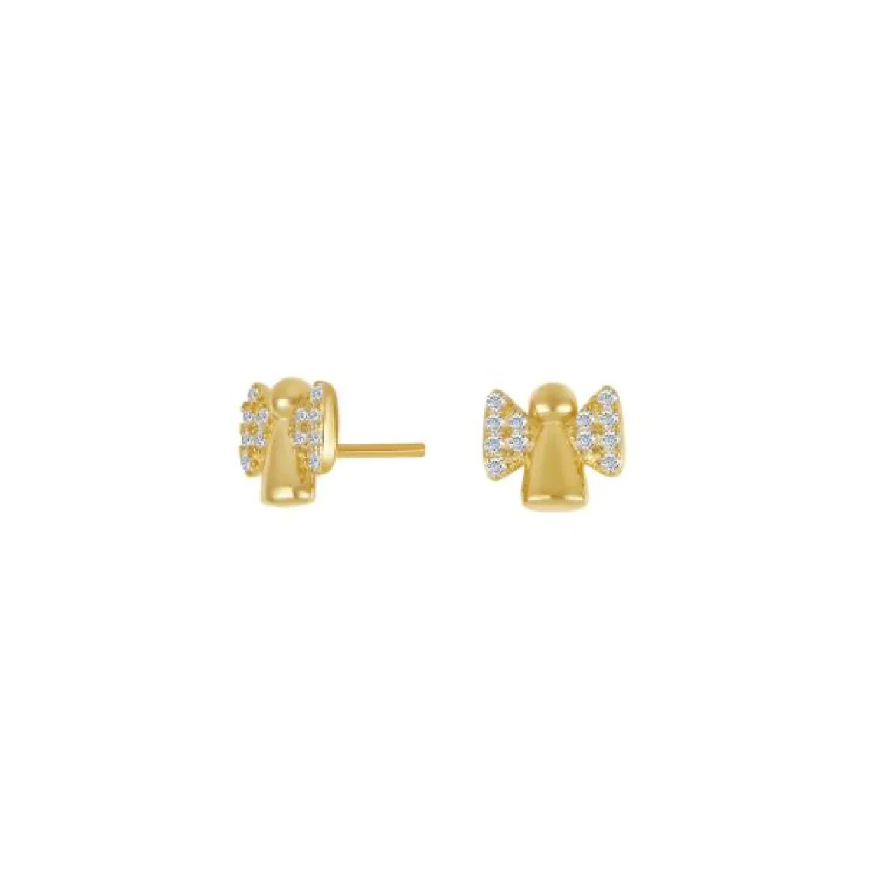 NORDAHL JEWELLERY ENGEL ØRERINGE SØLV FORGYLDT - 30458035900