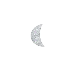 NORDAHL JEWELLERY LABRET PIERCING SØLV MED ZIRKONIA - 30140060900
