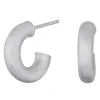 NORDAHL JEWELLERY SIMPLE52 RHODINERET SØLV CREOL 15 MM - 325 668