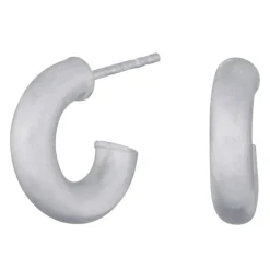 NORDAHL JEWELLERY SIMPLE52 RHODINERET SØLV CREOL 15 MM - 325 668