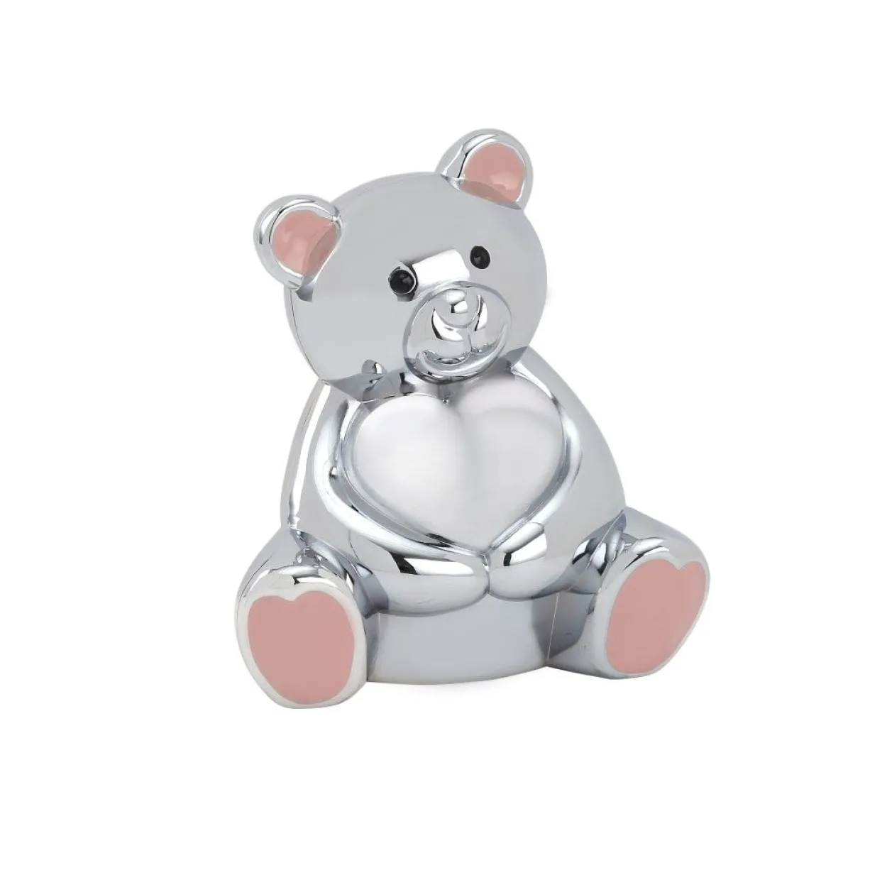 NORDAHL KROM SPAREBØSSE BAMSE MED LYSERØD ØRE - 92015286288