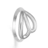 RANDERS SØLV RING SØLV STILREN MASSIV FINGERRING - 500108