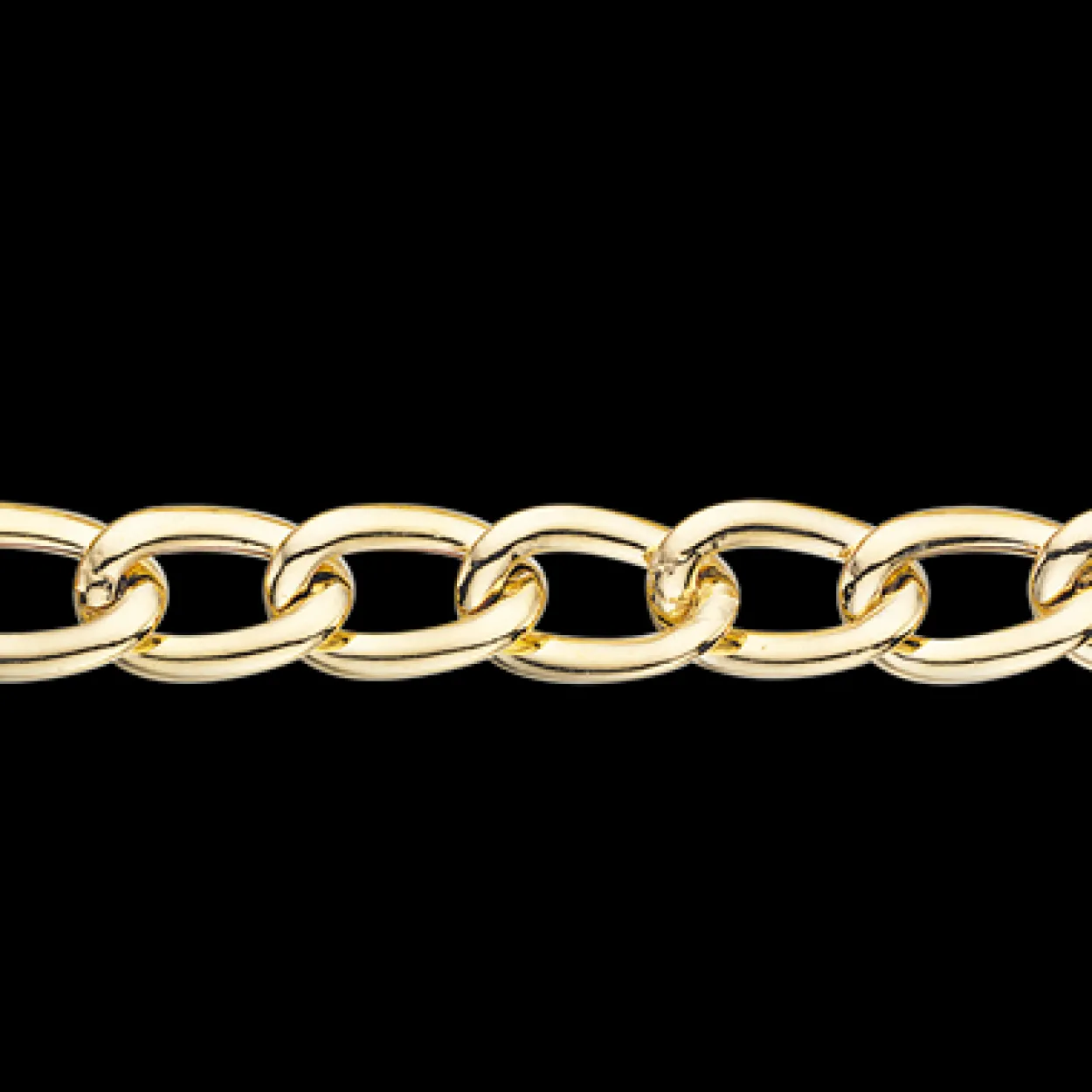 SCROUPLES ARMBÅND SØLV FORGYLDT CHUNKY LINK - 37892,18