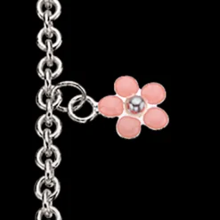 SCROUPLES ARMBÅND SØLV MED BLOMST EMALJE - 671532