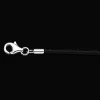 SCROUPLES COLLIER LÆDER MED SØLV LÅS 1,5MM - 33372,42