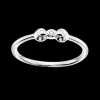 SCROUPLES RING PIGE SØLV MED ZIRKONIA - 726082