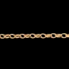 SCROUPLES SØLV FORGYLDT ARMBÅND OVAL - 611062