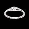 SCROUPLES SØLV PIGE RING MED SYNTETISK ZIRKON - 726892