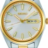 SEIKO HERREUR STÅL/GULD - SUR446P1