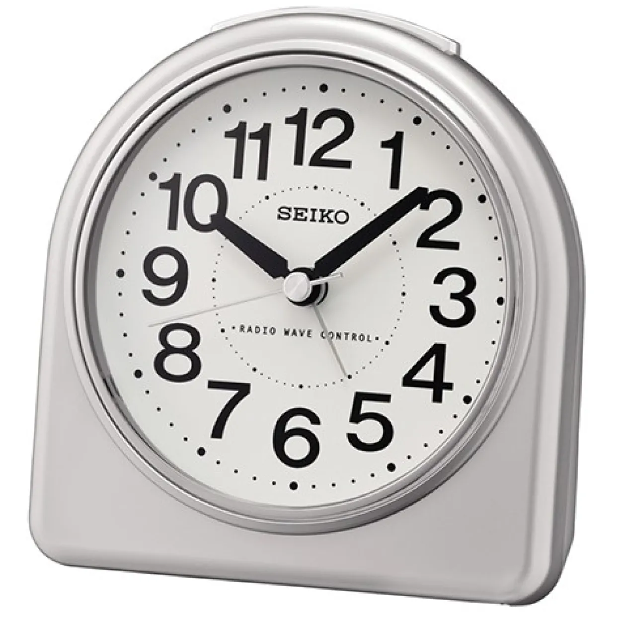 SEIKO VÆKKEUR RADIOSTYRET SØLV - QHR204S
