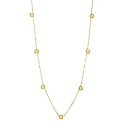SIERSBØL 8 KARAT GULD HALSKÆDE KUGLE 42+3 CM - 80832160300