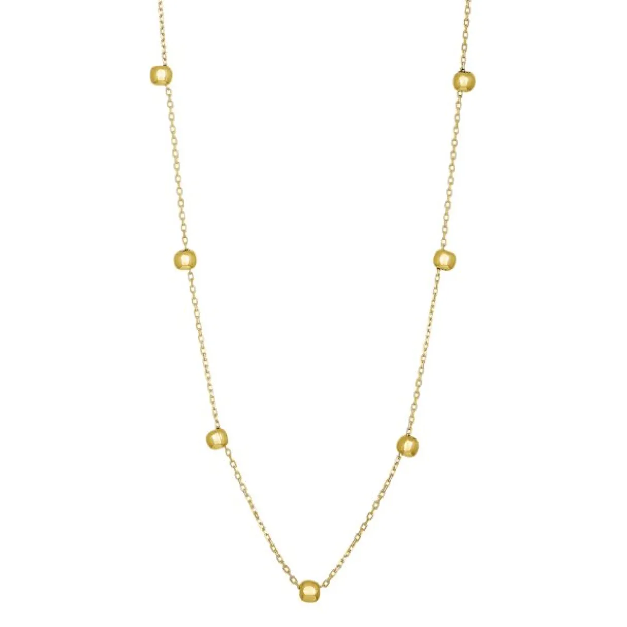 SIERSBØL 8 KARAT GULD HALSKÆDE KUGLE 42+3 CM - 80832160300