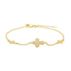 SIERSBØL DAGMARKORS SØLV FORGYLDT ARMBÅND - 80258215900