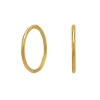 SIERSBØL ØRERINGE 8 KARAT GULD CREOL 12 MM - 30162070300