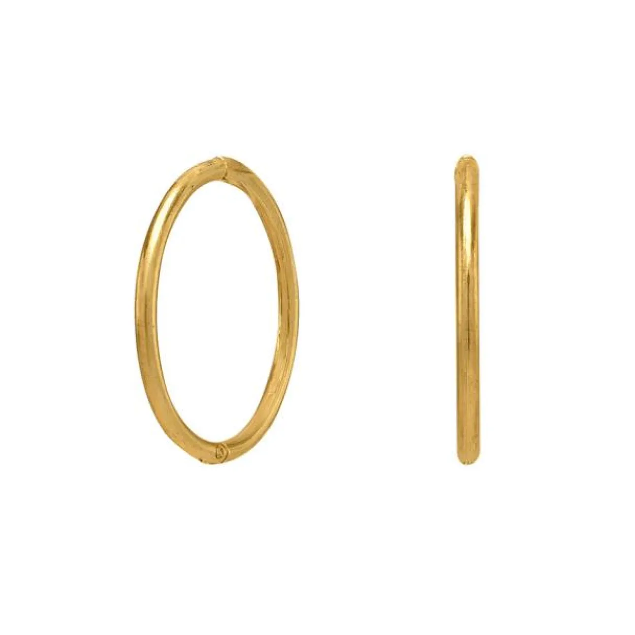 SIERSBØL ØRERINGE 8 KARAT GULD CREOL 12 MM - 30162070300