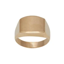 SIERSBØL RING 8 KARAT GULD MED PLADE - 182 001 3