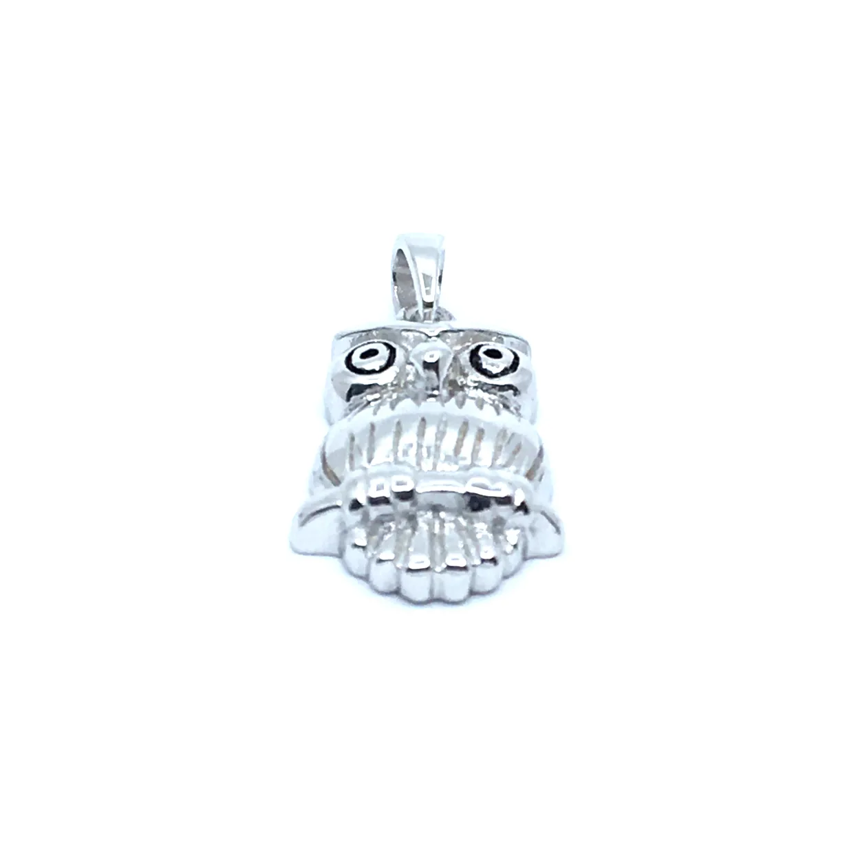 SØLV VEDHÆNG MED UGLE 19X10 MM