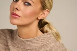 SPIRIT ICONS FRIDA ØRERINGE SØLV FORGYLDT MED ZIRKONIA- 42722