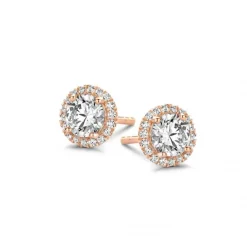 SPIRIT ICONS ROMANCE ØRESTIKKER ROSA FORGYLDT MED ZIRKONIA STEN- 41324