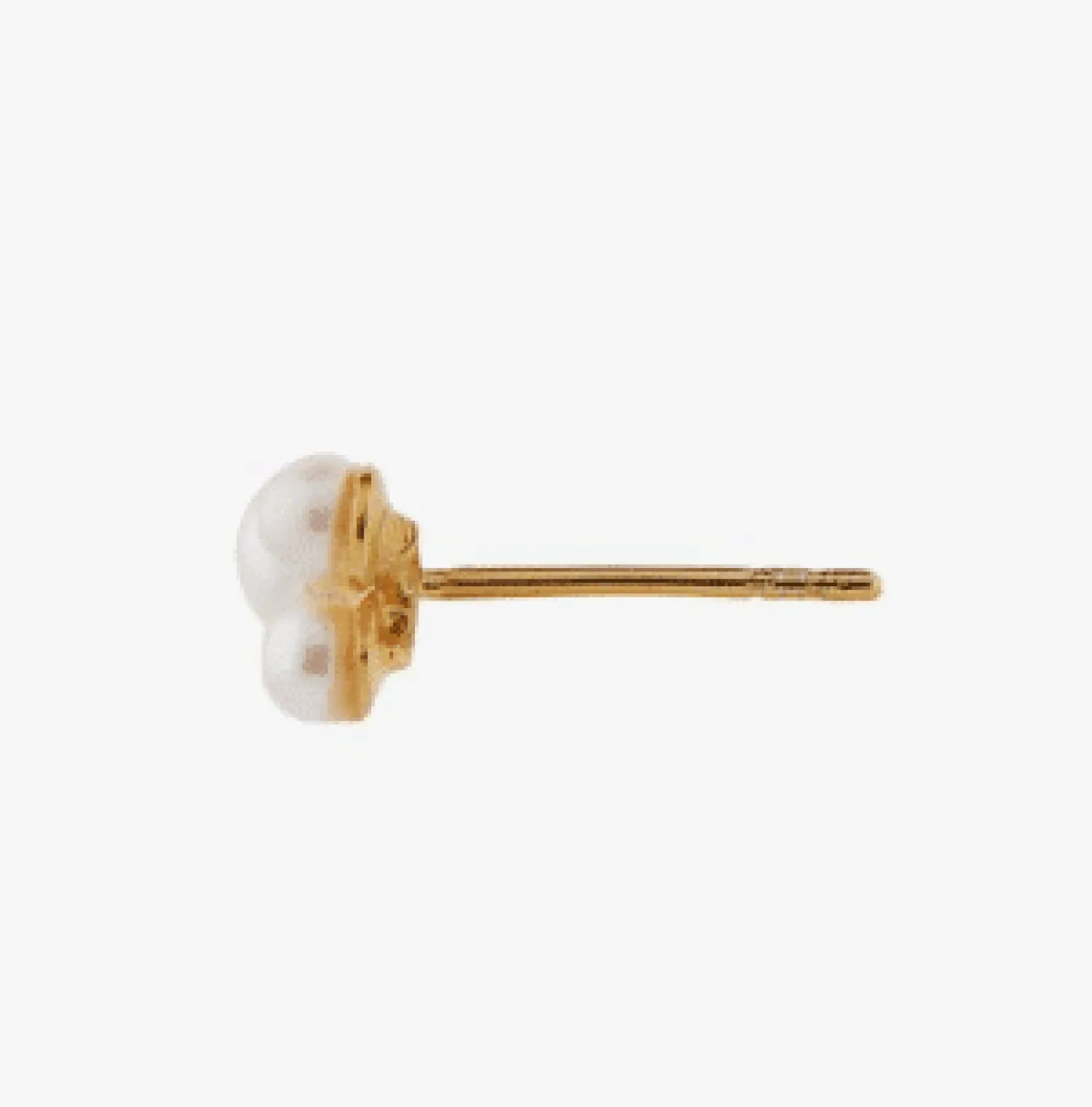 STINE A THREE PEARL BERRIES ØRERING SØLV FORGYLDT - 1321-02-S