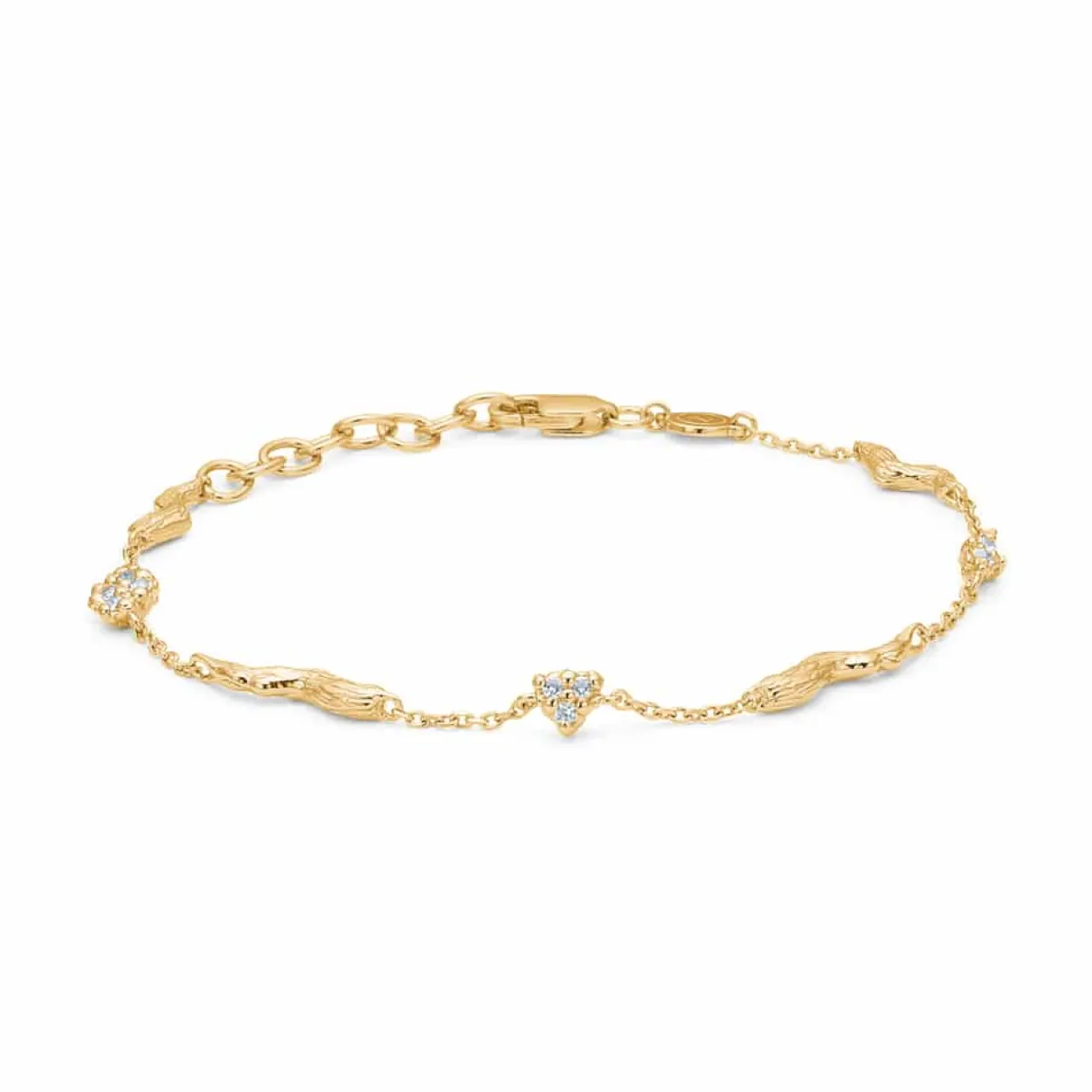 STUDIO Z ARMBÅND SØLV FORGYLDT TANGLED- 7257845