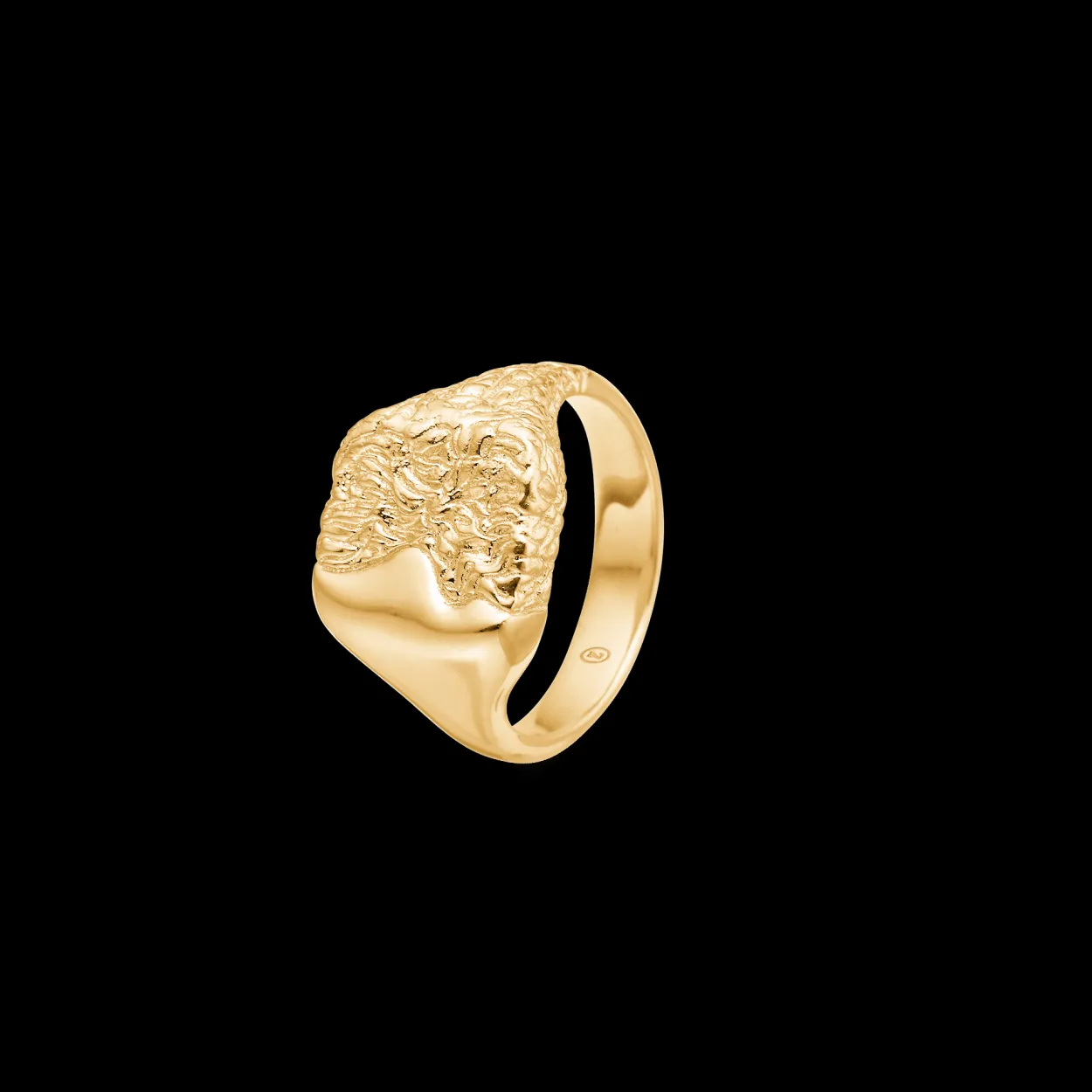 STUDIO Z EDGE RING FORGYLDT SØLV - 7240890