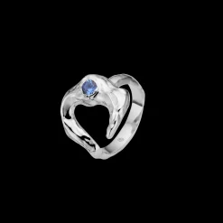 STUDIO Z LUNAR RING SØLV MED BLÅ STEN – 7147881