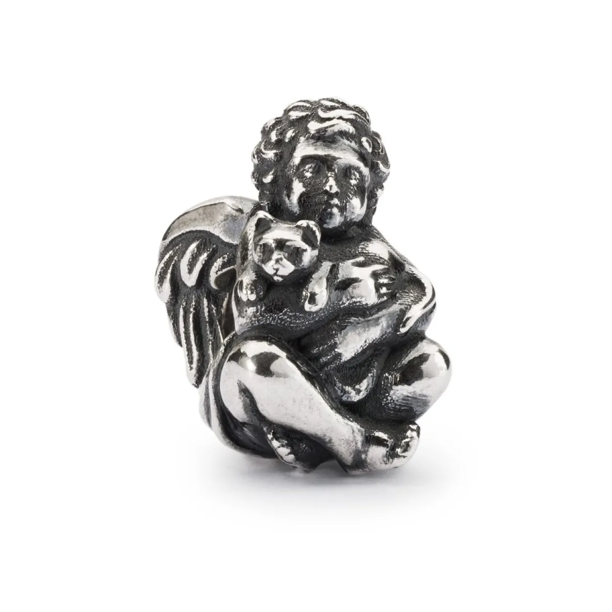 TROLLBEADS 'ALLE DYRS KERUB' LED SØLV - TAGBE-50043