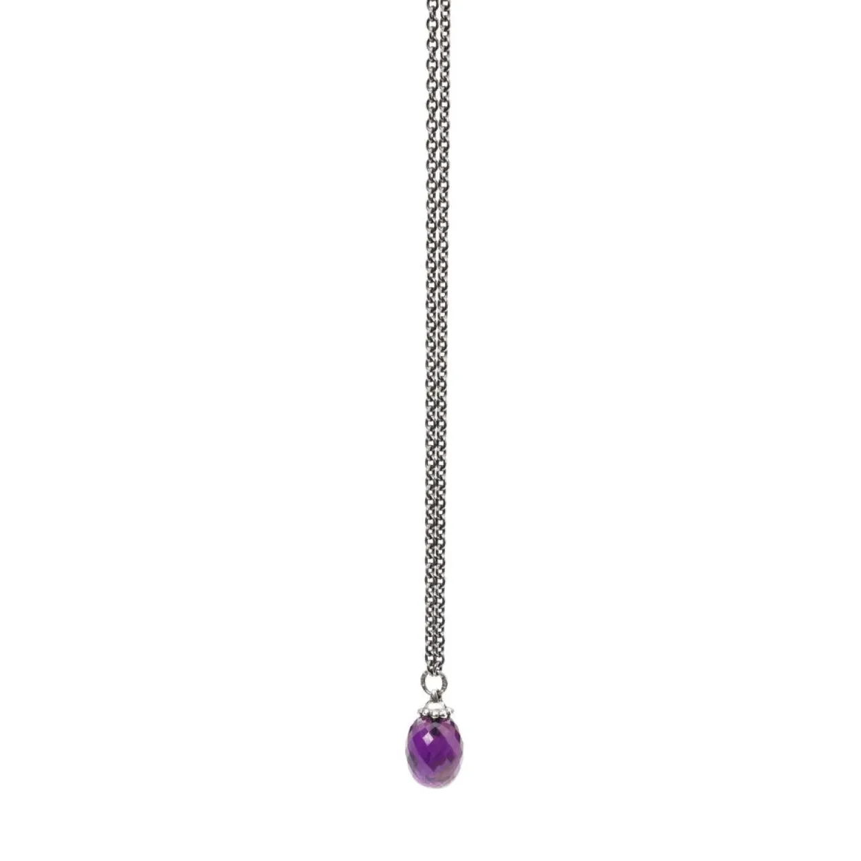 TROLLBEADS FANTASIKÆDE MED AMETYST 90CM - TAGFA-00030