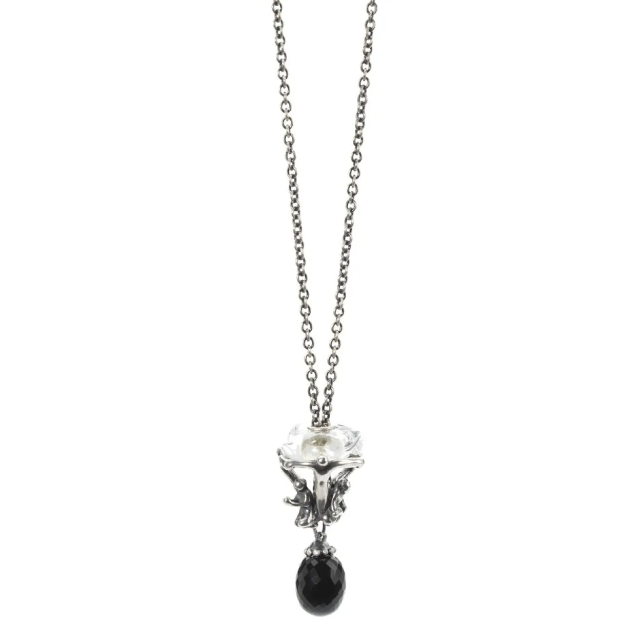 TROLLBEADS FANTASIKÆDE MED SORT ONYX 90CM - TAGFA-00004