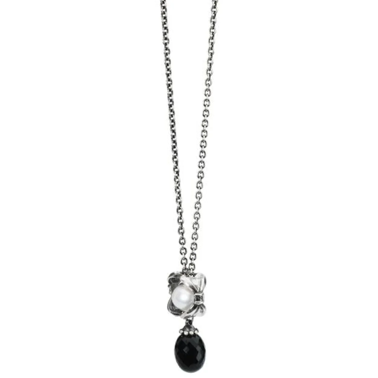TROLLBEADS FANTASIKÆDE MED SORT ONYX 80CM - TAGFA-00003