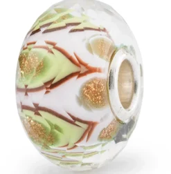 TROLLBEADS GRØN SYMFONI GLASKUGLE - TGLBE-30103