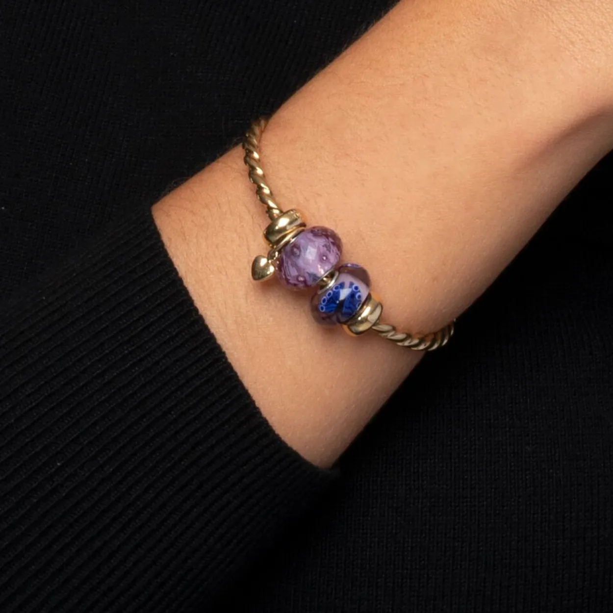 TROLLBEADS 'LYNG TONER' GLAS KUGLE - TGLBE-30067