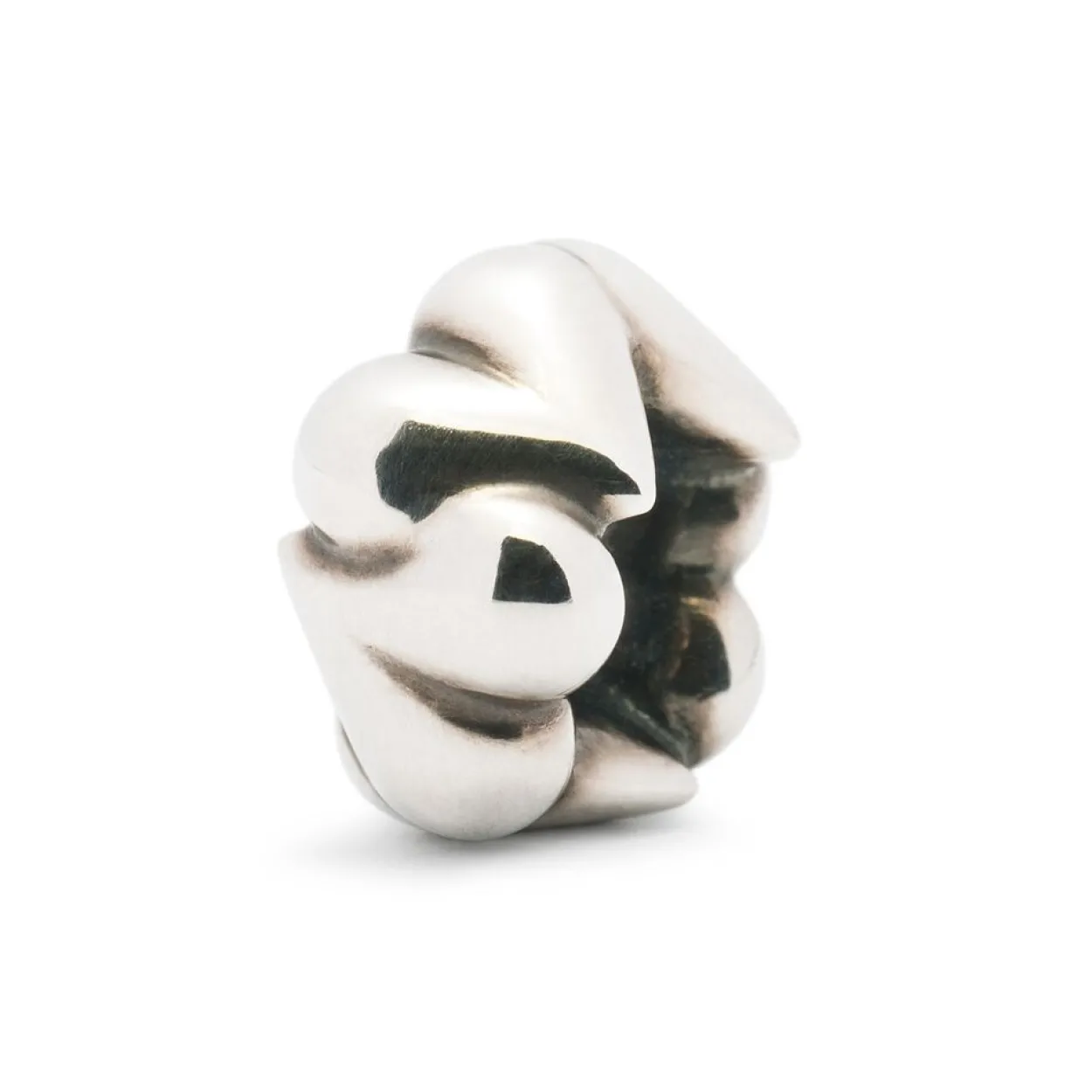 TROLLBEADS 'ORGANISKE HJERTER' SØLV KUGLE - TAGBE-20031