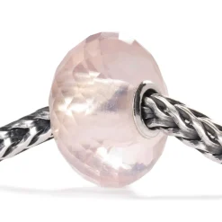 TROLLBEADS ROSAKVARTS STEN KUGLE - TSTBE-20004