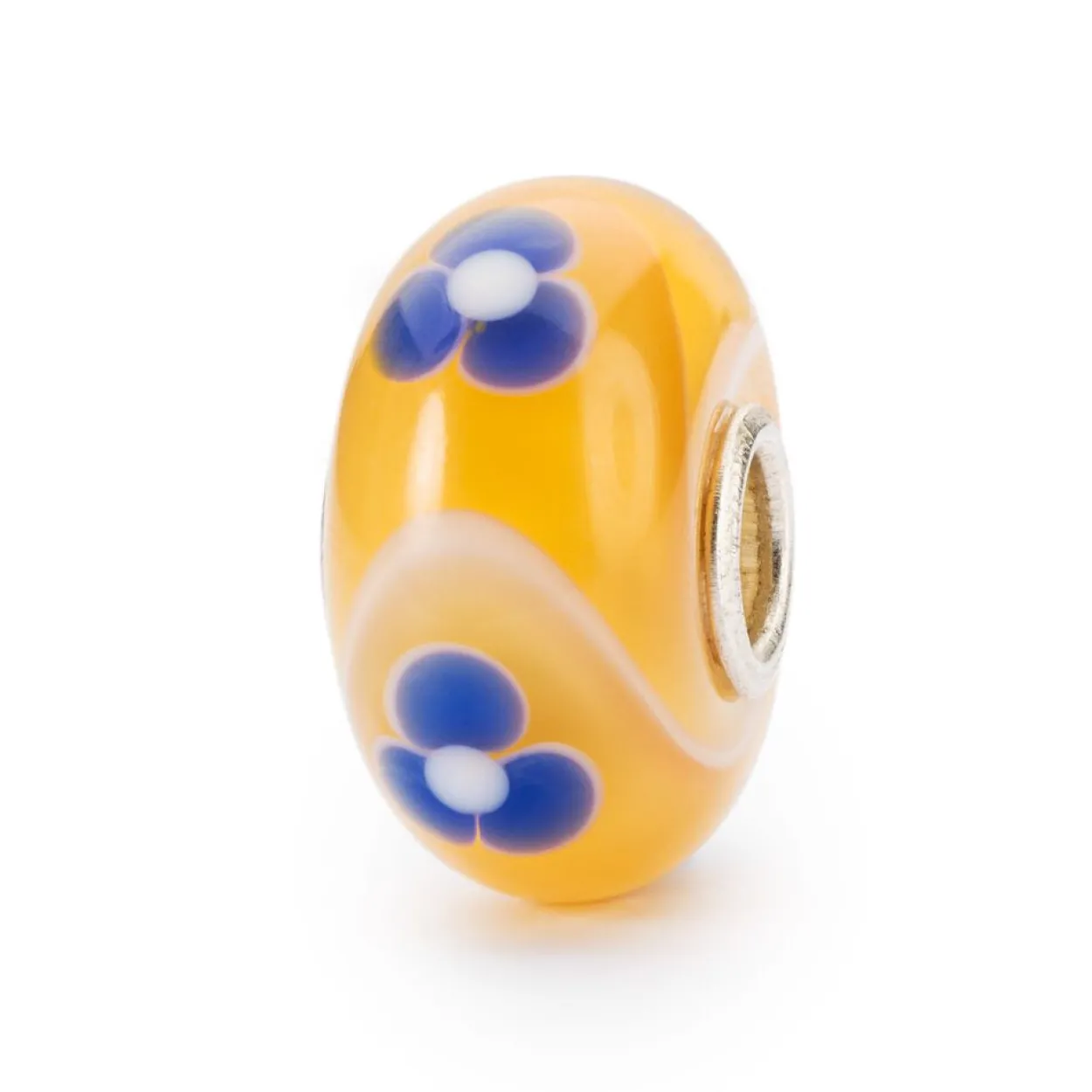 TROLLBEADS 'SOLBLOMST BÆLTEDYR' GLAS KUGLE - TGLBE-20316
