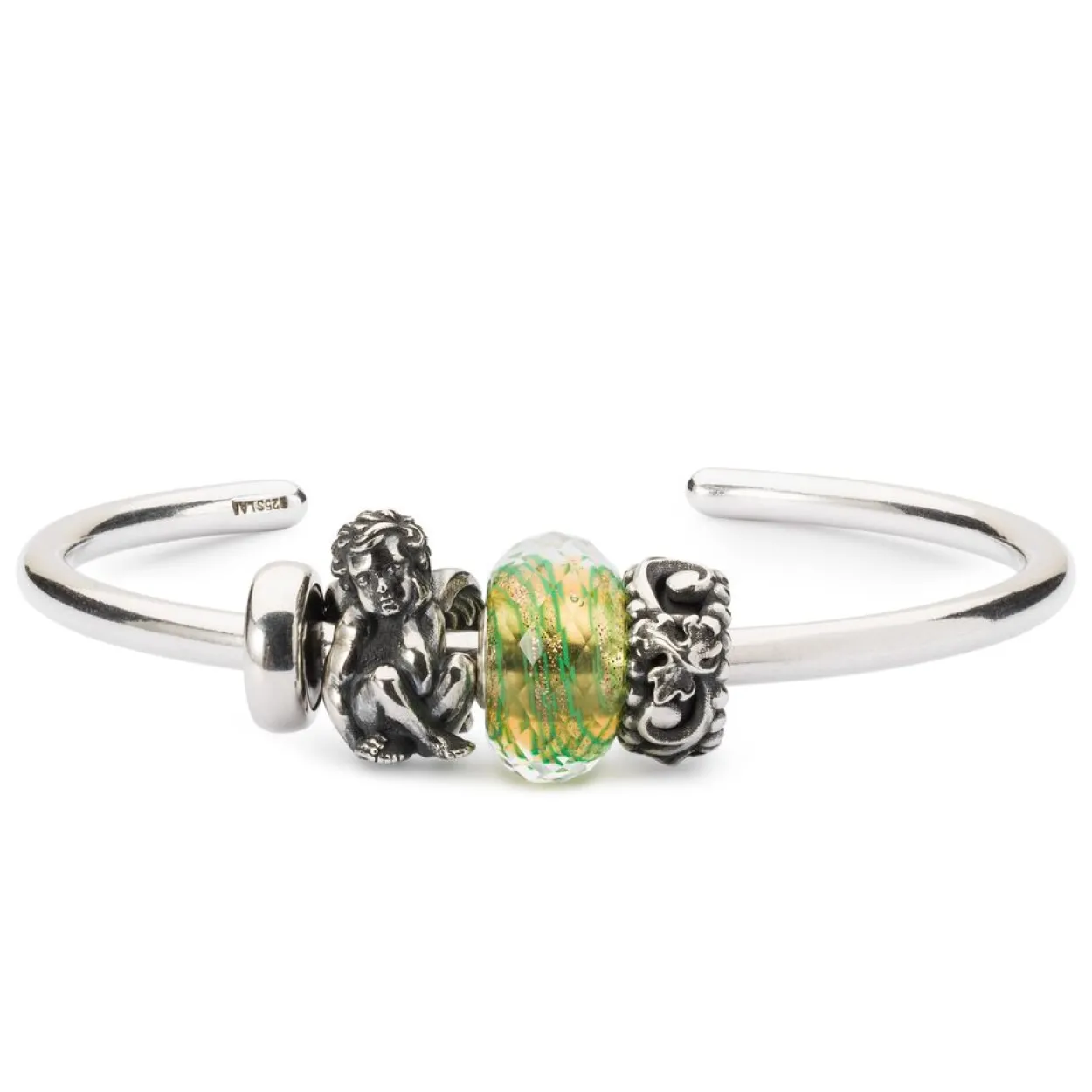 TROLLBEADS 'TANKENS KERUB' SØLV LED - TAGBE-50044