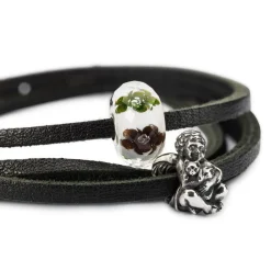 TROLLBEADS 'VINTERBLOMST' GLAS LED - TGLBE-30075
